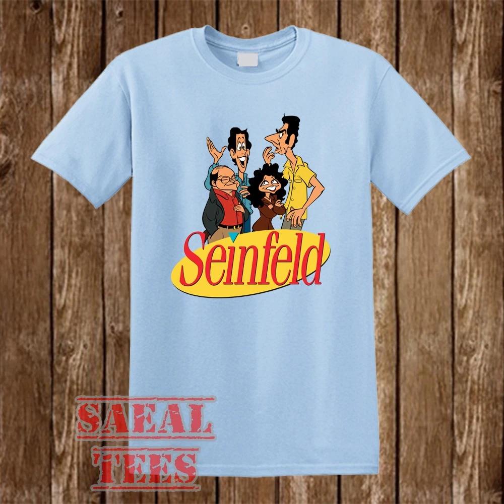 Seinfeld Cartoon Cast Men s Light Blue Size S-5XL XXXXL