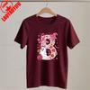 Breast Cancer Awareness Ghost Pink Ribbon Patchwork Halloween Hope Strength Faith Spooky  Graphic T Shirts for WoUINISEX Harajuku