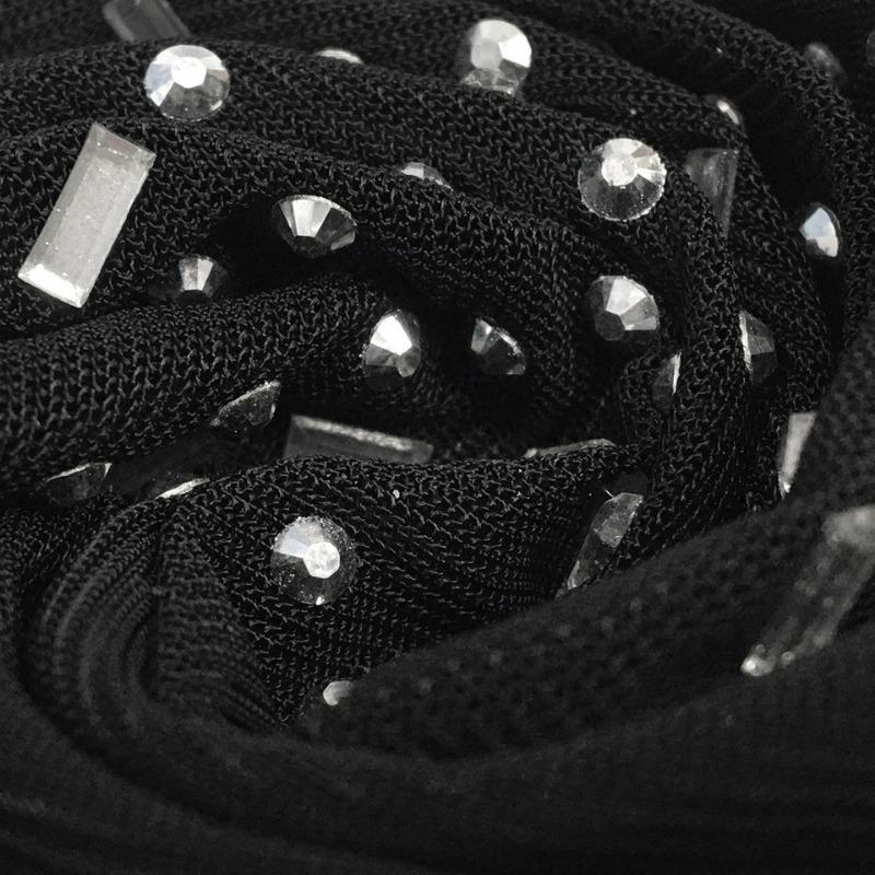 Modisches, durchsichtiges, langärmliges Kleid aus Drillichnetz für Damen