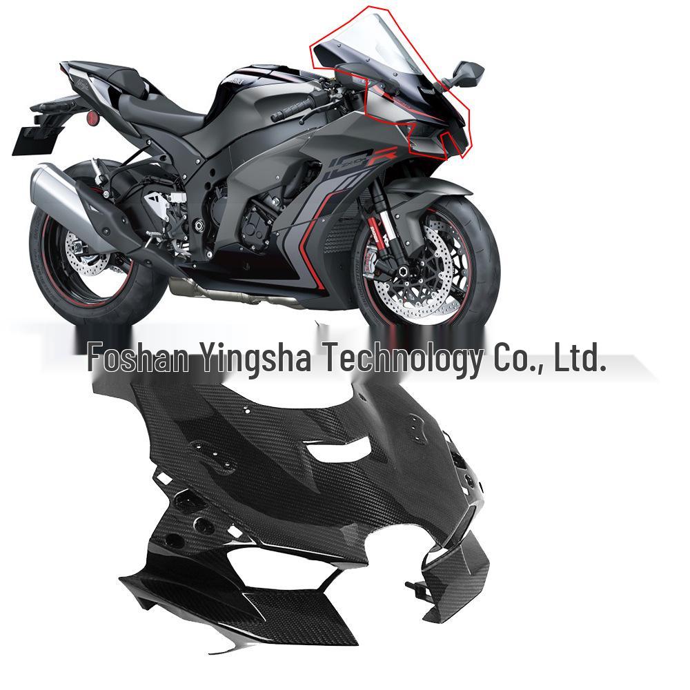 Kawasaki ZX10R Carbon Fiber Front Fairing Cover