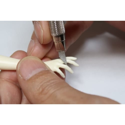 Argofile Design Knife-Shaped Diamond File, DiaFinish #600, HDF3060#600, White