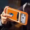 Luxury Transparent Slot Card Holder Skin Feel Phone Case For iPhone 17 Pro Max 16 Plus 15 14 13 12 Shockproof Slim Fit Cover