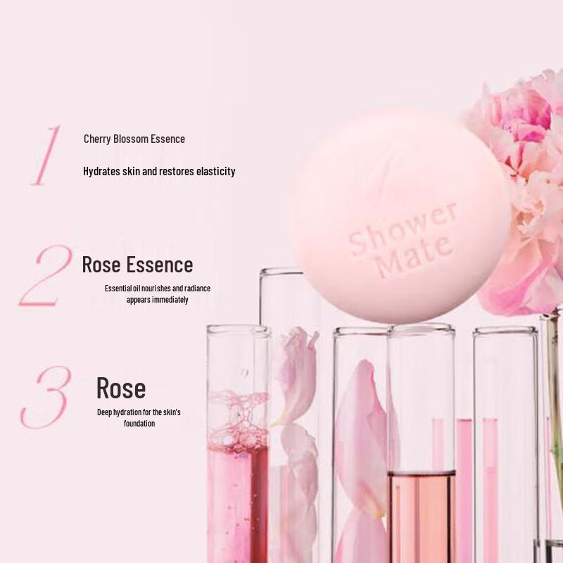 Aekyung KCS Rose Cherry Blossom Scented Soap Set