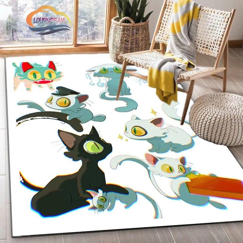 Latest Animated Suzume Anime Carpet 3D Printing Decorative Floor Mat for Children and Girls Living Room Bedroom Sofa Area Rug
