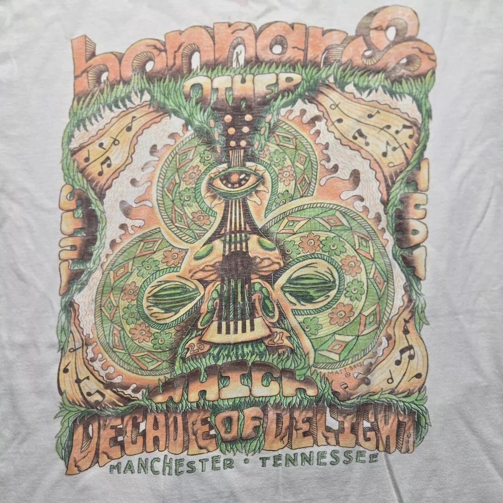 Bonnaroo T-Shirt Music Tennessee Festival White cotton All size Unisex T-Shirt S