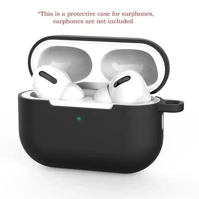 For AirPods Pro Protective Case Silicone New Solid Color Bluetooth Headset Soft Case Protective Cover