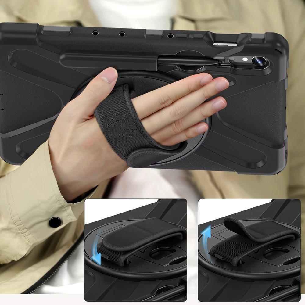 Stoßfestes Etui Galaxy Tab S9 FE/S9/S10 FE-Schwarz