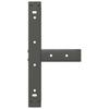 Vidaxl Nogi Do Stolika Kawowego, 2 Pcs., Antracyt, 40X25X(30-31) Cm