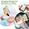 New 3D Visual Tail Cloth Book Rustle Sound Baby Tear Resistant Early Learning Educational Montessori Toys 0-12 Months Baby Gifts