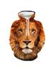 3D Sci-Fi Stil Tiger Löwe Hoodie: Trendige Europäische/Amerikanische Marke