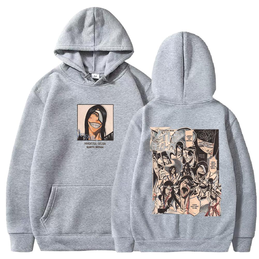 Anime Bleach Nnoitra Gilga Cooler Druck Herren Hoodie Comic Sportbekleidung Lässige Sportbekleidung Harajuku Herren Sportbekleidung
