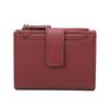 Hot-selling leather zipper change bag card bag integrated, simple anti-theft brush new women's wallet
