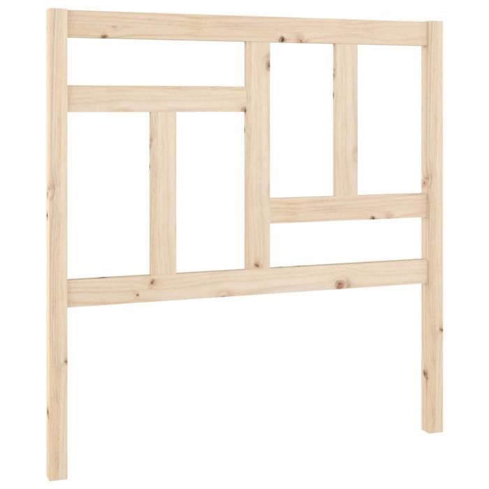 VidaXL Headboard 95.5x4x100 Cm Solid Pine Wood 818950