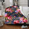 1pc Floral Pattern Blanket Warm, Cozy, And Soft, Suitable for Sofas, Beds, Cars, And Office Use.Perfect for Camping And Travel, Making It a Great Gift