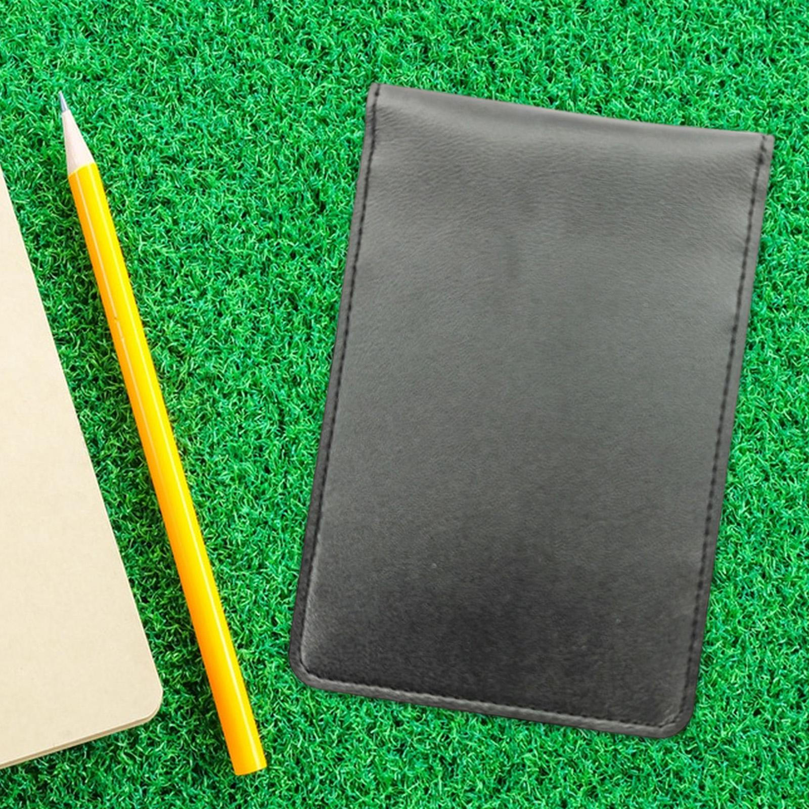 

Golf Scorecard Holder,Scorecard Book,Accessories,with Pencil Protector PU Leather for Golfer Pocket