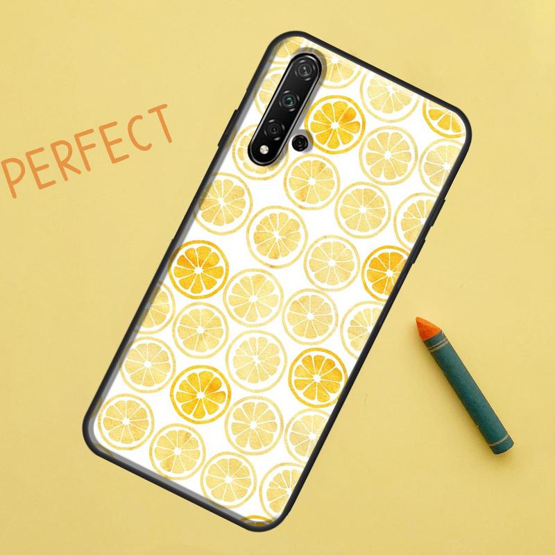 Lemon Fruit For Huawei Nova Y91 Y70 Y72 Y73 Y60 Y90 Y61 8i 7i 11i 12i 12s 9 10 SE P20 P30 P40 Lite Case