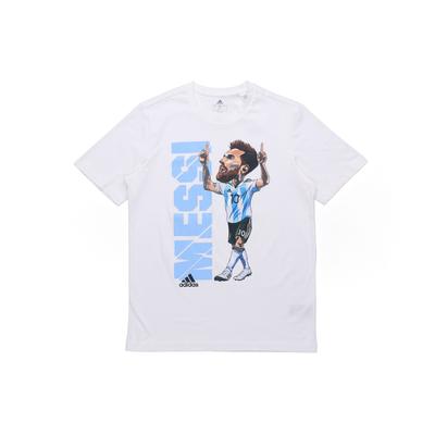 T-shirt Icône Décontracté Manches Courtes Maillot de Football Homme Hauts Blanc HA5451