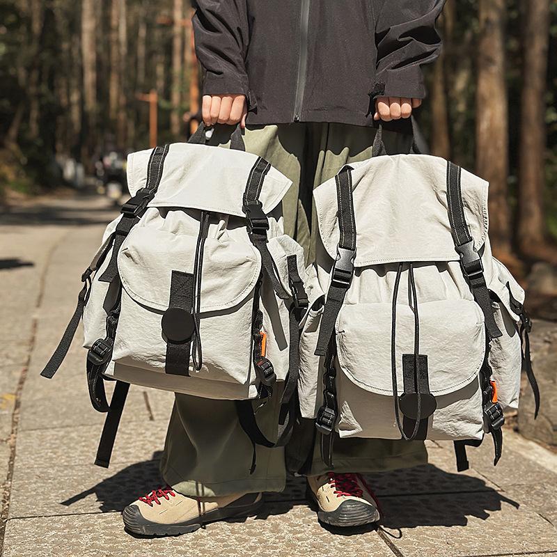Schoolbag Mountaineering Travel Backpack Men's and Women's Outdoor Leisure Trend College Student School Bag Junior High School Student High School