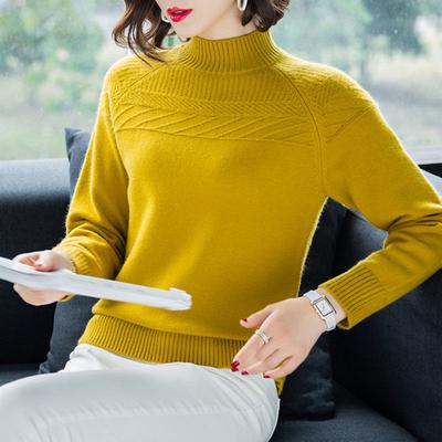 Kurzer Pullover Pullover Langarmshirt Mode Damen Frühlings- und Herbsthemden Freizeitkleidung