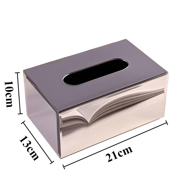 Glass Tissue Box Rectangular Nordic Tissue Box Holder Modern Creative Waterproof Storage Boxes Table Decoration Accessories