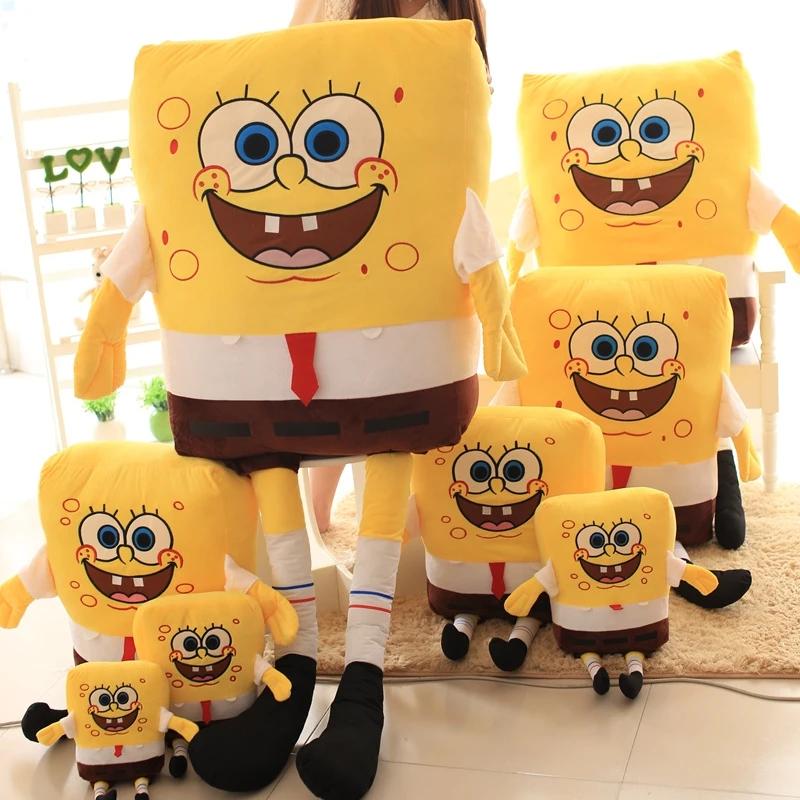 Big Size Very Soft SpongeBob Patrick Star Plush Toy Stuffed Anime Plushies Cute Doll Cuddly Pillow Peluches Gifts Girl