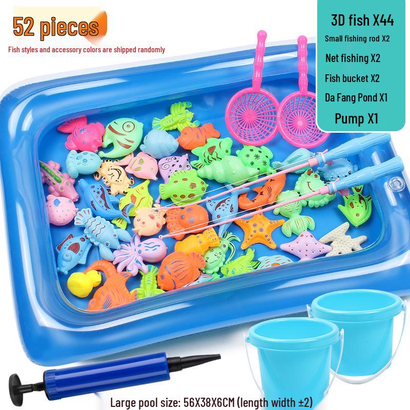 Carefully Selected Magnetic Fishing Pool Set - Water Play Toys for Street Stalls and Parks
