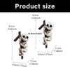 Festive Unique Mysterious Skeleton Planter Hanger Creative Storage Container For Halloween Party Garden Decoration