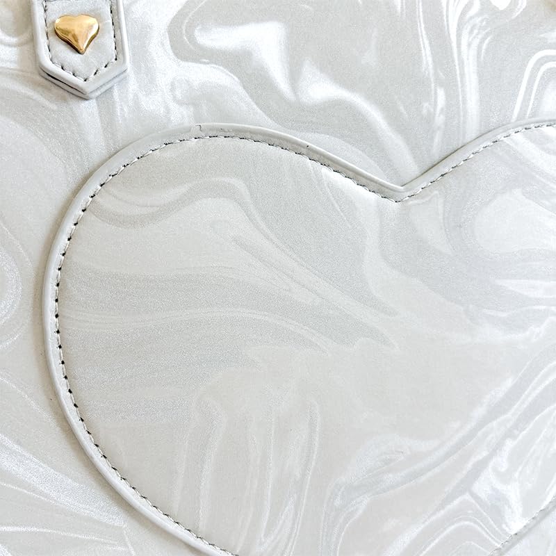 Marble Ita Bag with Can Badge Otaku Ita Clear Gray [Ugou Xiaopu] Case, Goods, g.triger Bag, Bag, Transparent, [Product]