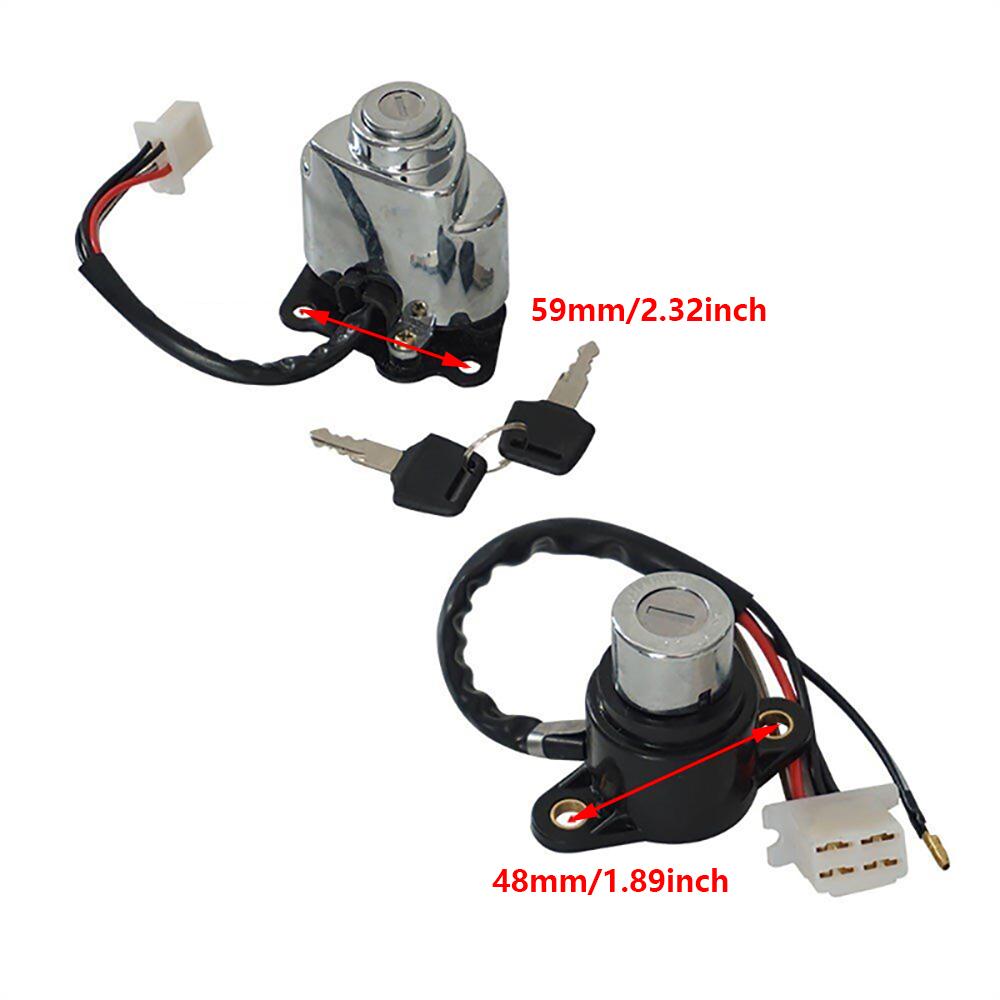 Motorcycle Ignition Switch Gas Tank Cap Cover Lock Key Set for Honda Shadow VLX 600 VT600 VT400/750 Steed VLX 400 1991-2013