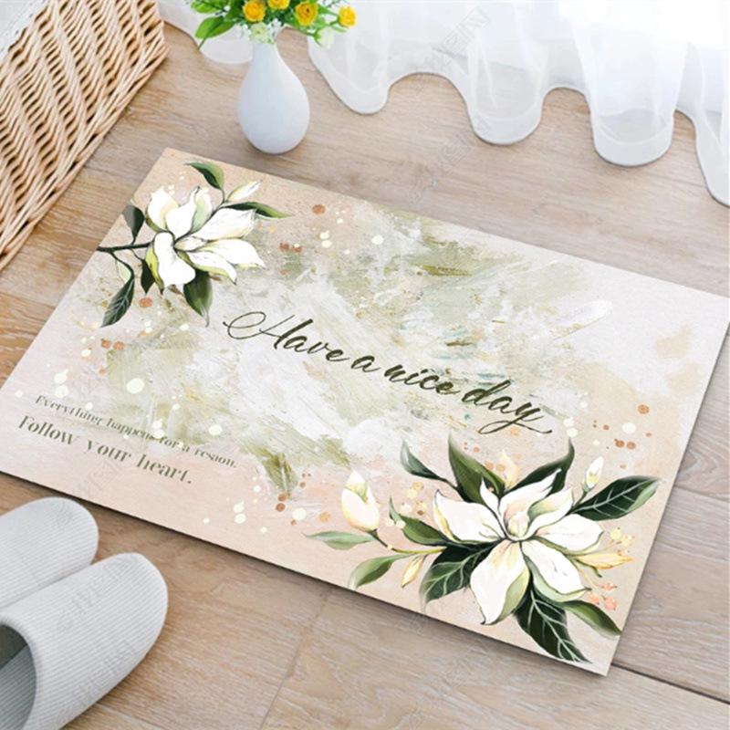 

Входной коврик Ковер Впитывающий коврик для двери Напольный коврик Коврик для ванной Коврик для спальни Нескользящий коврик 40 * 60Cm