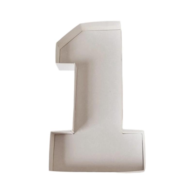 Lightweighted Snack Organize Box With Letter Shape Multipurpose Food Container Party Favor Box