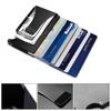 Carbon Thin Metal Credit Card Holder Credit Card Money Clip Blocker Black