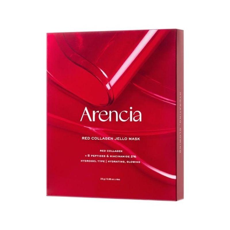 Arencia Красная Гель-Маска с Коллагеном (4 листа) 001_Arencia Red Collagen Gel Mask (4 sheets)