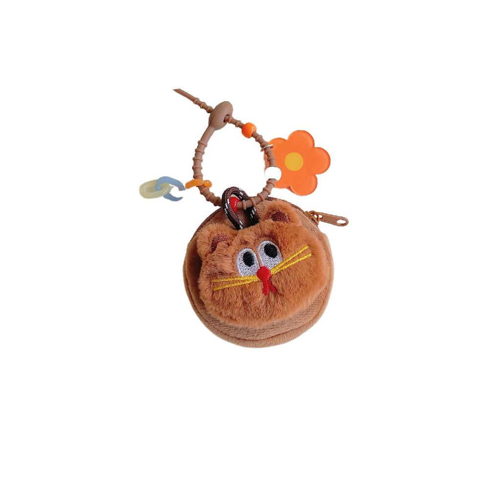 

Soft Plush Cat Earphone Bag Cute Car Keyring Gift Cat Doll Keychain Children Style 2