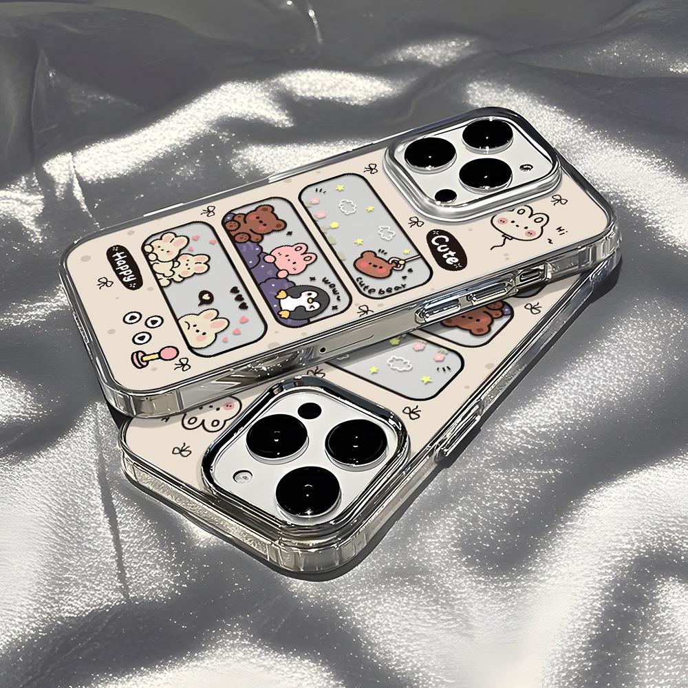 Transparent Phone Case for iPhone 11 12 13 iPhone 13 14 15 Pro 15 16 Pro Max Samsung A15 A16 A25 A26 A55 A56 S25 S24 S22 S23 Ultra S25 Edge