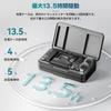Ulanzi A100 Wireless Microphone, Lapel Microphone, External Smartphone Microphone, 360° Sound Collection, Noise Cancelling, 2-Person Simultaneous