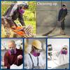 Reusable 6200 Respirator Gas Mask Half Face with 2097 Filter Goggles Sets for Epoxy Dust Paint Organic Vapor Welding Grinding