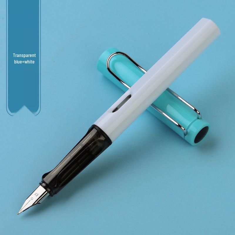 Colorful Ergonomic Fountain Pen for Students - Perfect for Writing Practice and Custom Logo Gifts