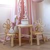 For Rattan Flower Kids Chairs for Events Birthday Party Hot Sale Kid Playroom Bedroom Furniture Handmade Baby Toddler Chair