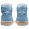 Jordan Air Jordan 1 Slip Resistant Abrasion Resistant High top Vintage Basketball Shoes Unisex Blue FD2596-102
