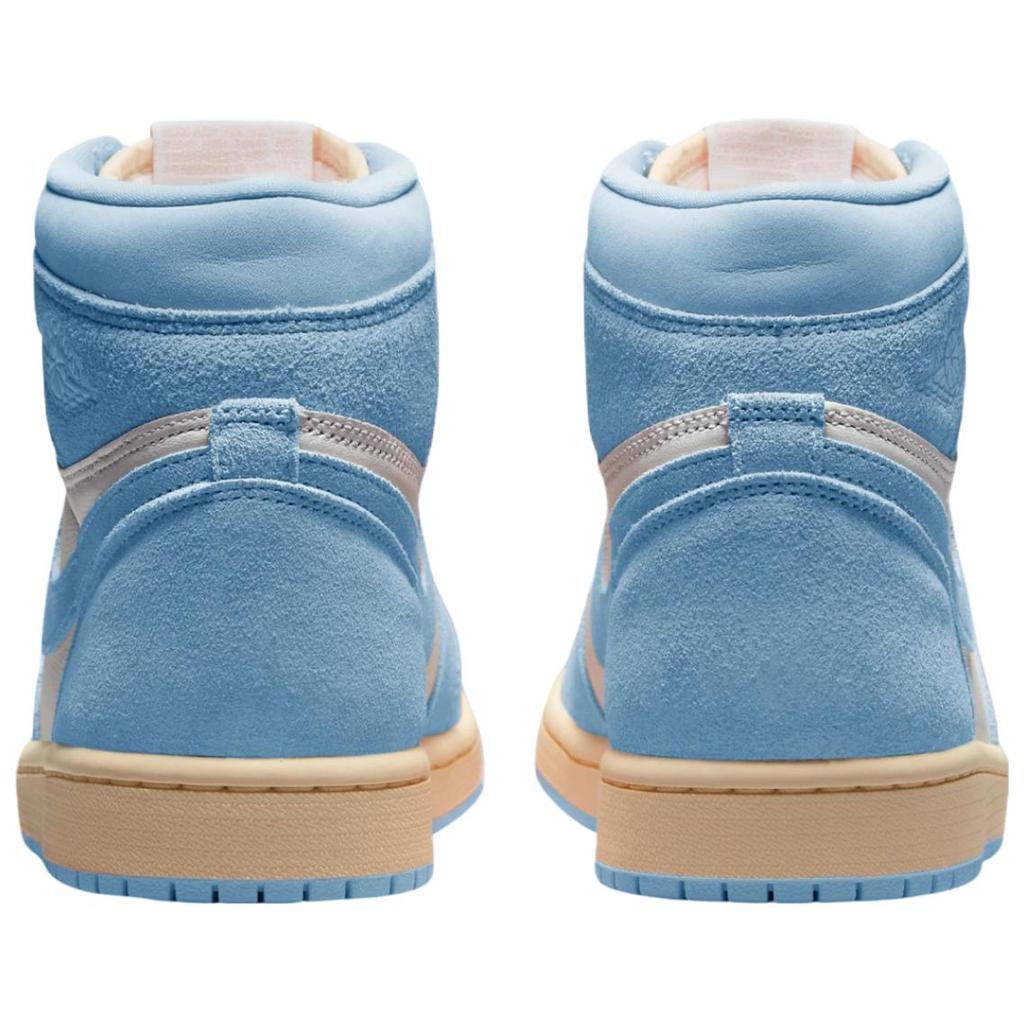 Jordan Air Jordan 1 Slip Resistant Abrasion Resistant High top Vintage Basketball Shoes Unisex Blue FD2596-102