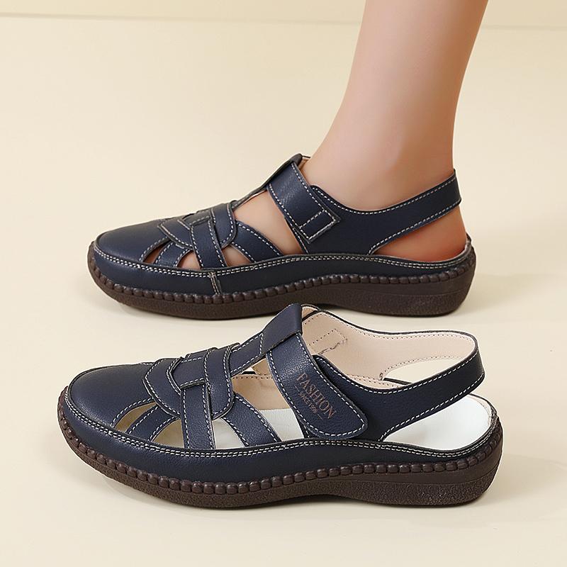 35-43 Summer Women's Sandals Openwork Breathable Slip-on Buckle Non-slip