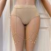 European And American Jewelry, Rhinestone Body Chain, Flash Diamond Claw Chain, Beautiful Leg Chain, Sexy Body Chain Body Chain