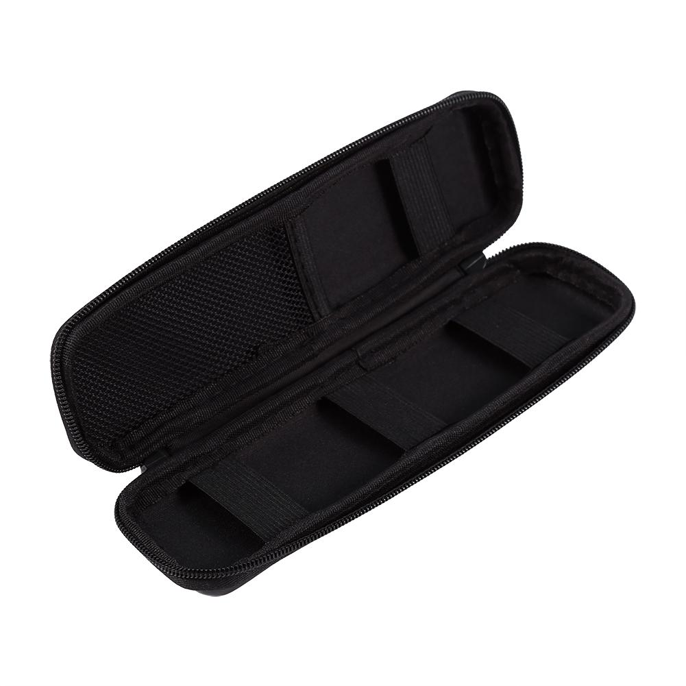 1pc Black Portable EVA Shell Pen Pencil Case Pouch Stationery Holder Electronic Cigarette Bag
