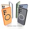 Матовый полупрозрачный магнитный чехол для телефона Samsung Galaxy S26 Ultra, S25 Ultra, S24 Ultra, S23 Ultra, S22 Ultra Мягкая TPU крышка
