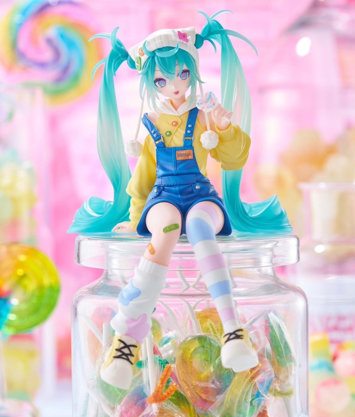 

Hatsune Miku Noodle Stopper Figure Lollipop 1 type Figure Official 15cm Approx.