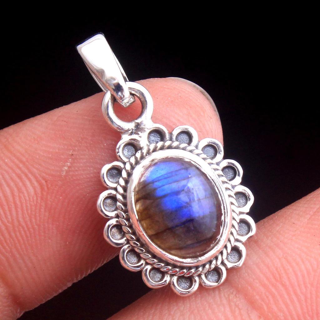 Moonstone Silver Pendant, 925 Sterling Silver Handmade Jewelry, Gifts For Her, Crystal Healing Pendant, Gift For Her