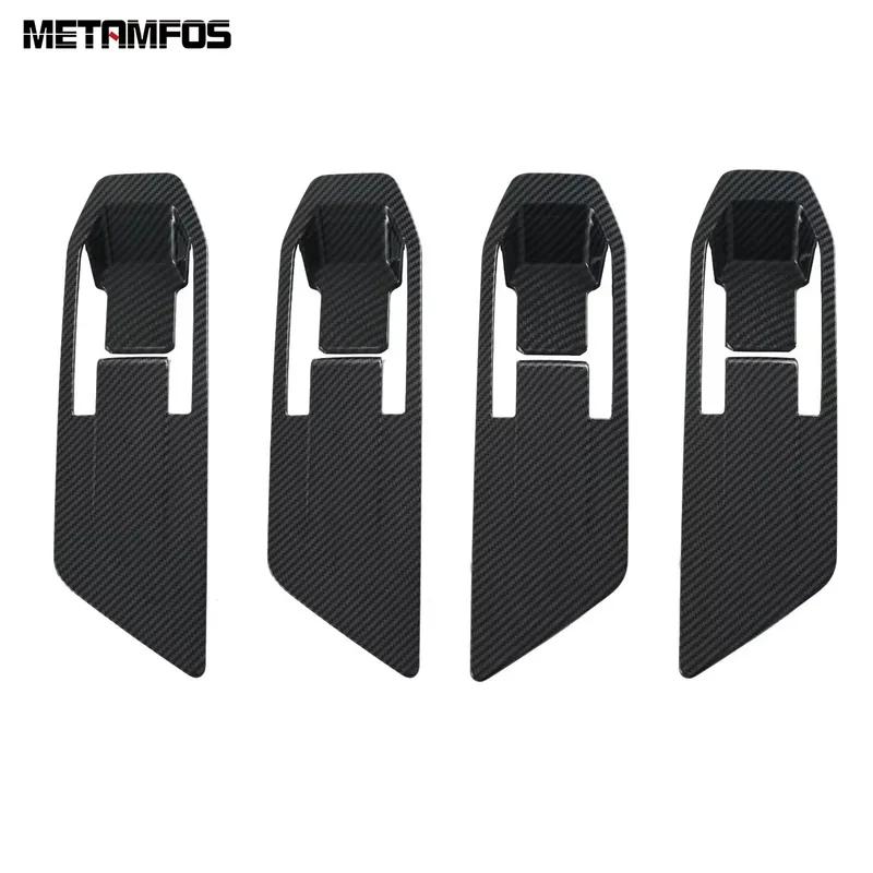 Ide Door Handle Bowl Panel Cover Trim For Mitsubishi Triton L200 -2025 2026 Carbon Fiber Interior Accessories Car Styling