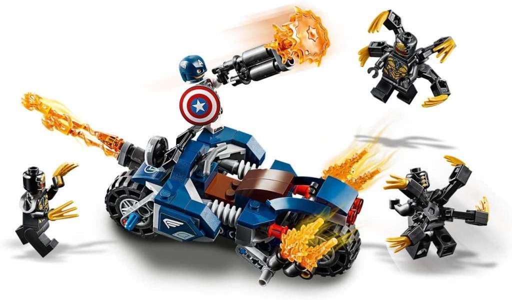 LEGO Super Heroes Captain America: Outrider Attack 76123 Block Toy for Boys