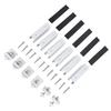 Solar Panel Mounting Bracket Kits Aluminum Alloy Flat Roof Solar Panel Mounting Brackets End Clamps